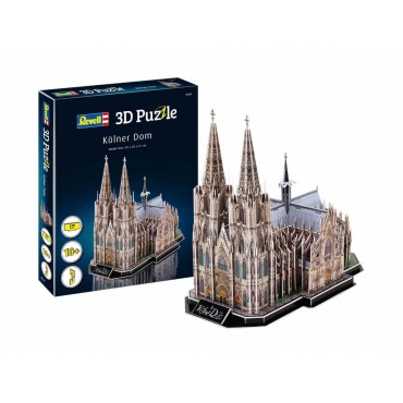 QUEBRA CABEÇA 3D PUZZLE CATEDRAL DE COLONIA REVELL KIT PARA MONTAR 179 PEÇAS REV 00203